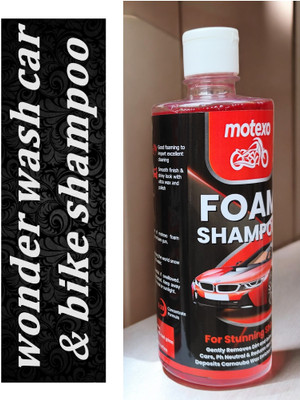 MOTEXO Wonder foam blaster car shampoo Car Washing Liquid(500 ml)
