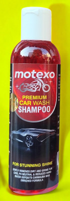 MOTEXO Ultra Wax car & bike wash Shampoo Car Washing Liquid(200 ml)