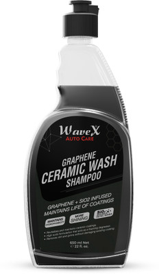 Wavex Graphene Ceramic Wash Shampoo Car Washing Liquid(650 ml)