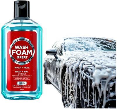 WashFoamXpert pH Neutral Car Shampoo - Thick Suds, Foam Cannon Ready DetailElite Car Washing Liquid(250 ml)