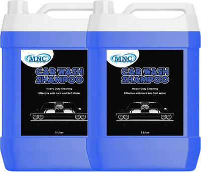 M&C PH Neutral Formula For Spot Free Cleaning With Extra Foam Booster.(5L+5L) Car Washing Liquid(10000 ml)
