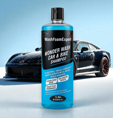 WashFoamXpert Car Shampoo Foam Wash - Safe for All Car Surfaces & Colors Car Washing Liquid(1000 ml)