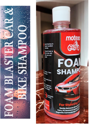 MOTEXO FOAM BLASTER VEHICLE WASHING SHAMPOO Car Washing Liquid(500 ml)