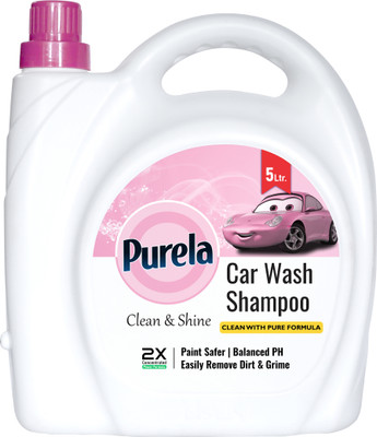PURELA Car washing Shampoo with Extra Foaming for Car Care and Cleaning Car Washing Liquid(5000 ml)