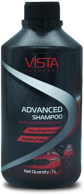 Vista Auto Care Advanced Shampoo Car & Bike Wash Foam Shampoo to Clean & Shine Painted Surface Car Washing Liquid(1000 ml)