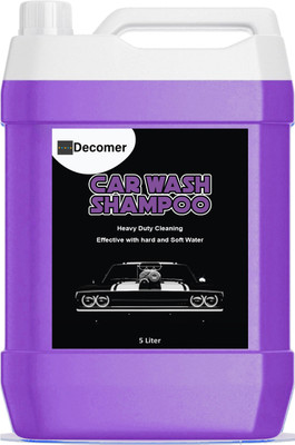 Decomer PH Neutral Formula For Spot Free Cleaning With Extra Foam Booster Car Washing Liquid(5000 ml)