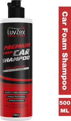 LuvZex CARE EVER Car & Bike Shampoo | Concentrated liquid to Clean & Shine Painted Surface | Car Washing Liquid(500 ml)