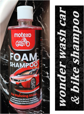 MOTEXO Foam blaster vehicle washing liquid shampoo Car Washing Liquid(500 ml)
