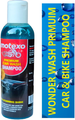 MOTEXO Wonder cleaning car shampoo Car Washing Liquid(200 ml)