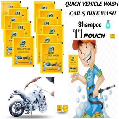 Quickliquid car and motorcycle wash shampoo Car Washing Liquid(220 ml)