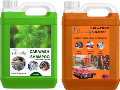 bumily Car Washer 10L Foam Booster Clean car surface free from dirt ,Mud ,Road Grime Car Washing Liquid(1000 ml)