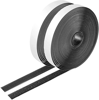 skyunion Self Adhesive Hook Tape Stick-on Velcro(Black)