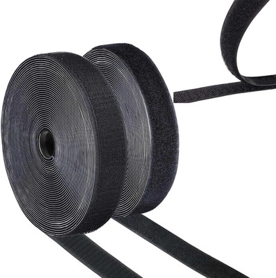 skyunion Hook & Loop Tape Roll Strips with Adhesive Back Mounting Tape Stick-on Velcro(Black)