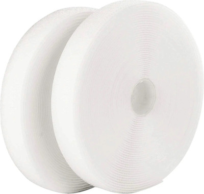 LXMI 20mm Hook & Loop Fastening Velcro Tape 25m Sew-on Velcro(White)