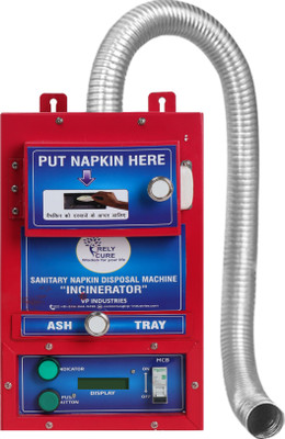 VP INDUSTRIES Incinerator Sanitary Pad Dispensing Machine Vending Machine(Red)