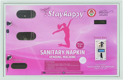 Nakshatra Technology Sanitary Pad Dispensing Machine Vending Machine(Pink)