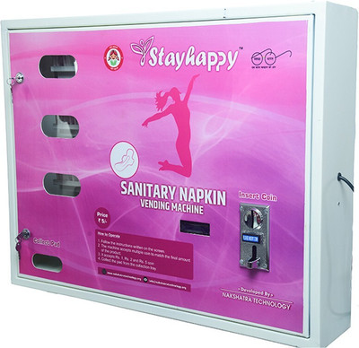 Nakshatra Technology Sanitary Pad Dispensing Machine Vending Machine(Pink)