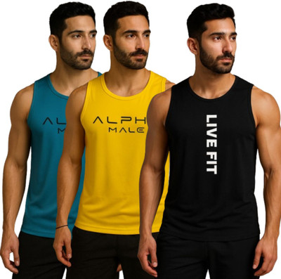 dashzone Printed Men Round Neck Multicolor T-Shirt