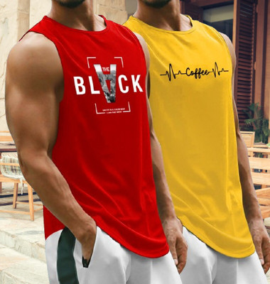 Heartees Cotton Fabric Tank(Pack of 2)
