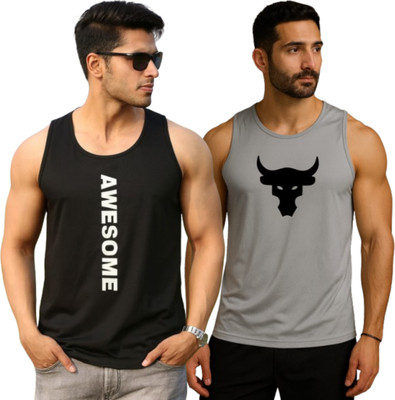 KHATU SHYAM JI Printed Men Round Neck Multicolor T-Shirt