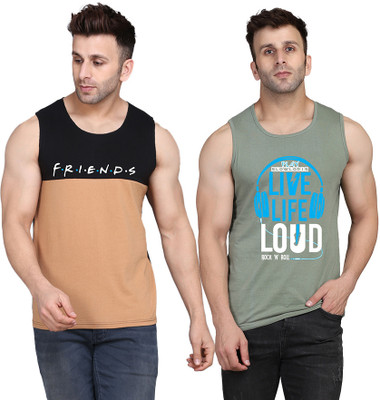 Cryptic Printed Men Scoop Neck Multicolor T-Shirt