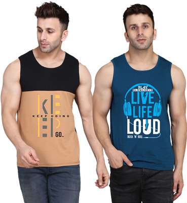 Cryptic Printed Men Scoop Neck Multicolor T-Shirt