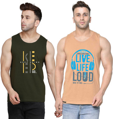 Cryptic Printed Men Scoop Neck Multicolor T-Shirt