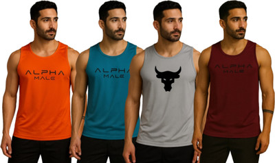 ELITE TRENDZZ Printed Men Round Neck Multicolor T-Shirt