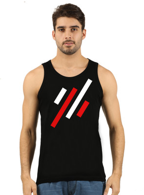 JUGULAR Printed Men Scoop Neck Black T-Shirt
