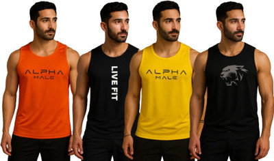 Shri Salasar Balaji Printed Men Round Neck Multicolor T-Shirt