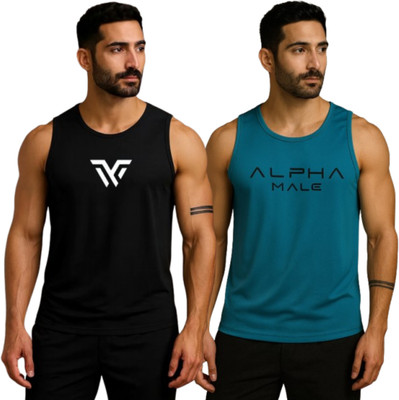 ELITE TRENDZZ Printed Men Round Neck Multicolor T-Shirt