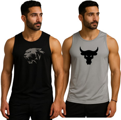 Elite Trend Traders Printed Men Round Neck Multicolor T-Shirt