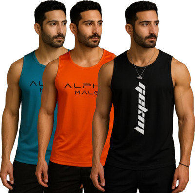 Shri Salasar Balaji Printed Men Round Neck Multicolor T-Shirt