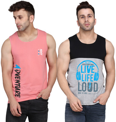 Cryptic Printed Men Scoop Neck Multicolor T-Shirt