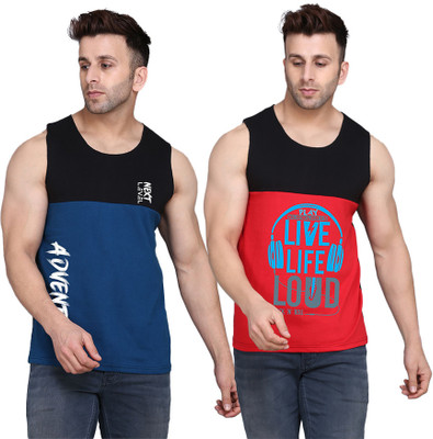 TEEFOX Printed Men Scoop Neck Multicolor T-Shirt