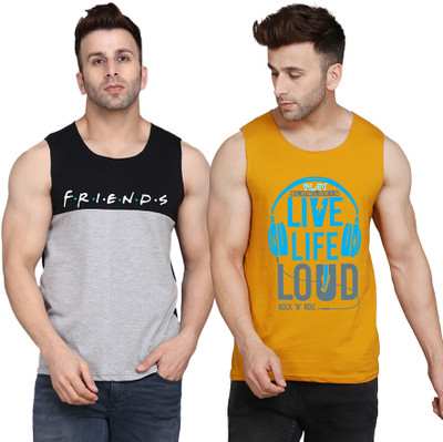 Cryptic Printed Men Round Neck Multicolor T-Shirt