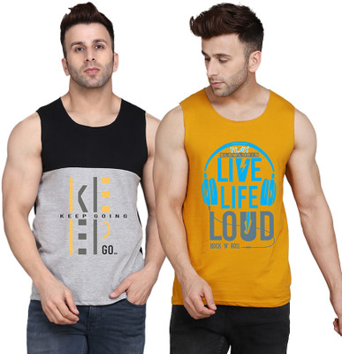 Cryptic Printed Men Scoop Neck Multicolor T-Shirt