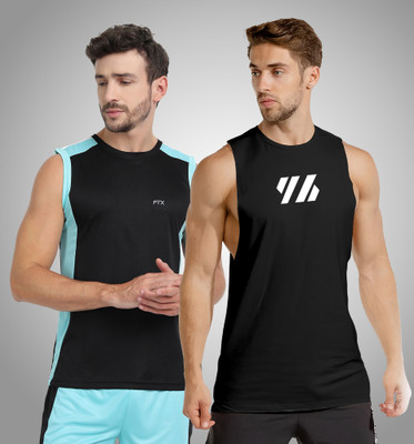 FTX Printed Men Round Neck Multicolor T-Shirt