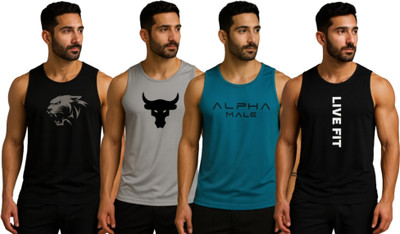 Elite Trend Traders Printed Men Round Neck Multicolor T-Shirt