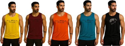 ELITE TRENDZZ Printed Men Round Neck Multicolor T-Shirt