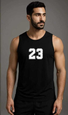 fashionandvariety Graphic Print Men Round Neck Black T-Shirt
