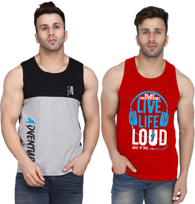 Cryptic Printed Men Scoop Neck Multicolor T-Shirt