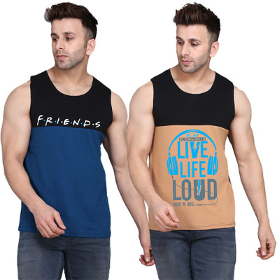 Cryptic Printed Men Round Neck Multicolor T-Shirt