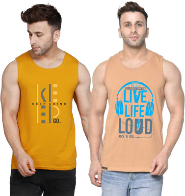 Cryptic Printed Men Scoop Neck Multicolor T-Shirt