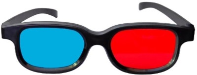 TS Plastic Red Blue 3D glasses (1piece) for Movies-Comics/Magazine book-Gaming 3d Video Glasses(red,blue)