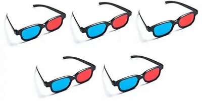 Lumens Movie Book Magazine Video Glass (Red and Blue) Video Glasses(Red, Blue)