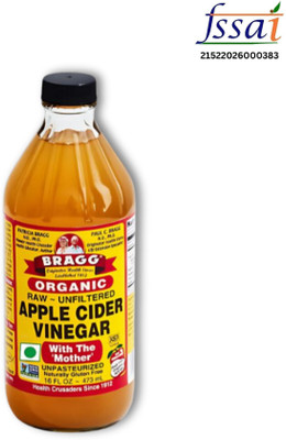 BRAGG Apple Cider Raw Unfiltered with mother Vinegar(473 ml)