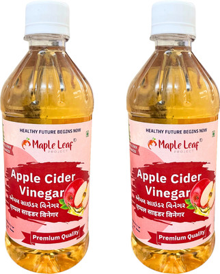 Maple Leaf Project Apple Cider Vinegar Combo for Salads and Juices Vinegar(2 x 500 ml)