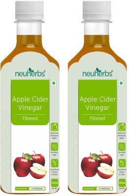 Neuherbs Apple Cider Vinegar for Weight Loss (Filter) Vinegar(2 x 350 ml)