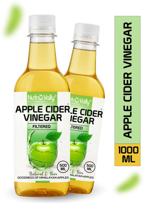 NutroVally Apple Cider Vinegar forApple Cider Vinegar Wellness Tonic Weight Loss | Vinegar(2 x 500 ml)